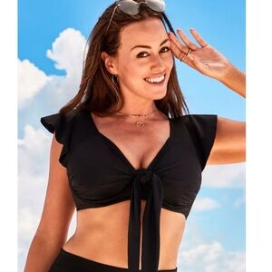 Swimsuits For All Black Bikini Top